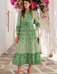 Pink City Prints Verdant Botanics Gemma Dress