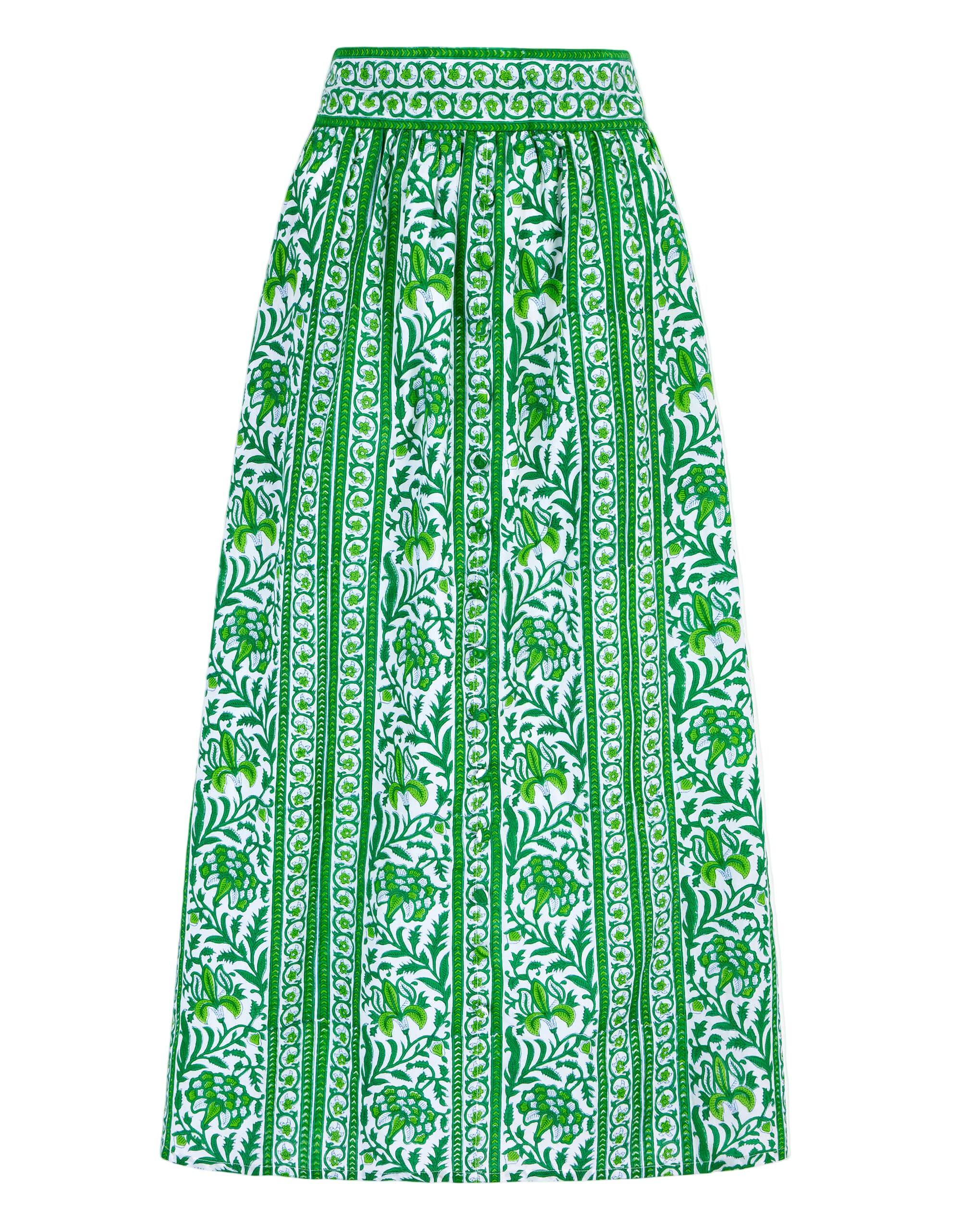 Pink City Prints Verdant Botanics Immy Skirt