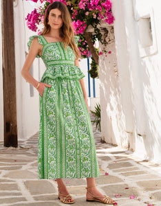 Pink City Prints Verdant Botanics Immy Skirt