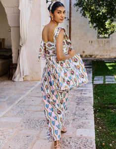 Pink City Prints Vintage Bouquet Sicily Top