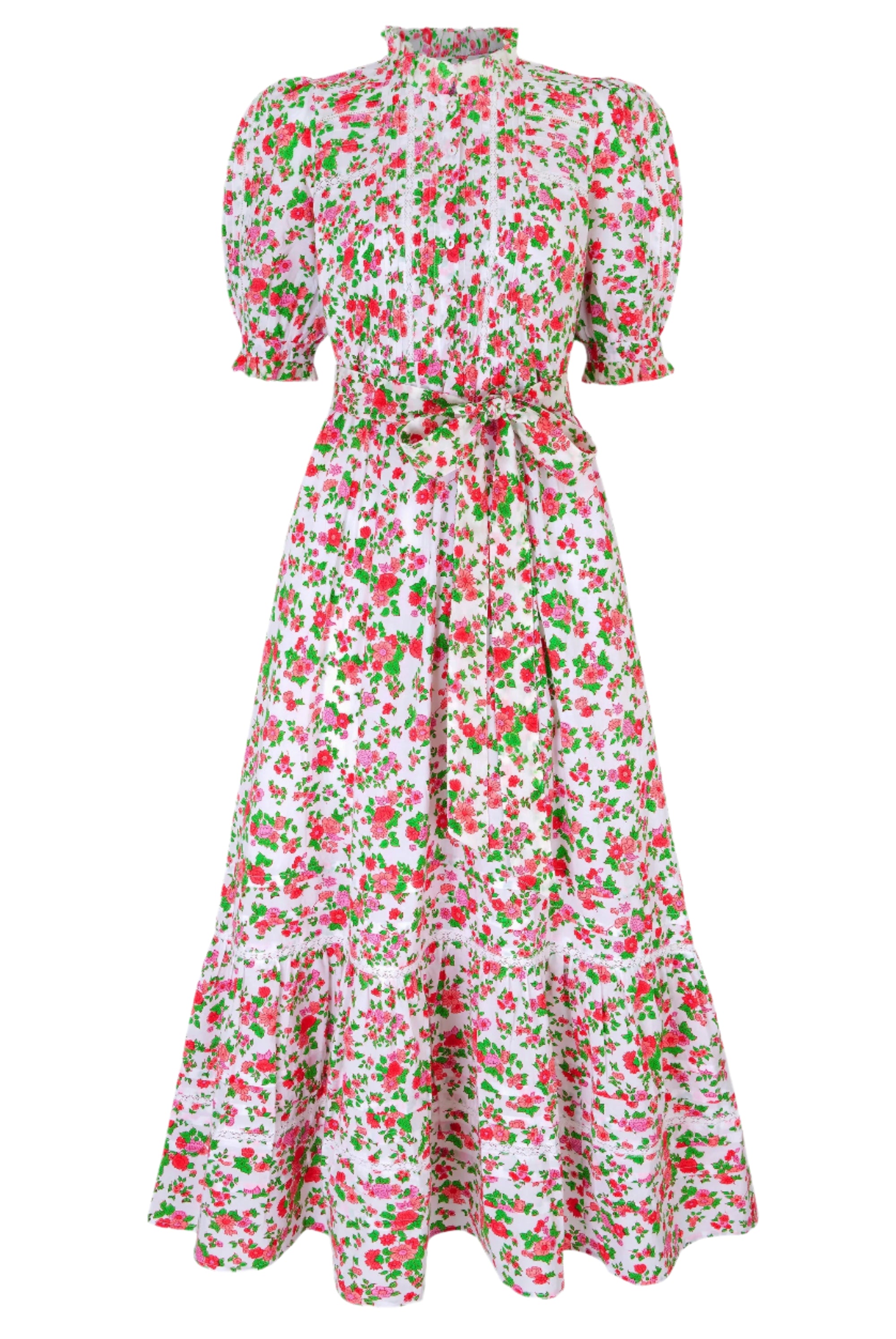 Pink City Prints Vintage Ditsy Elise Dress