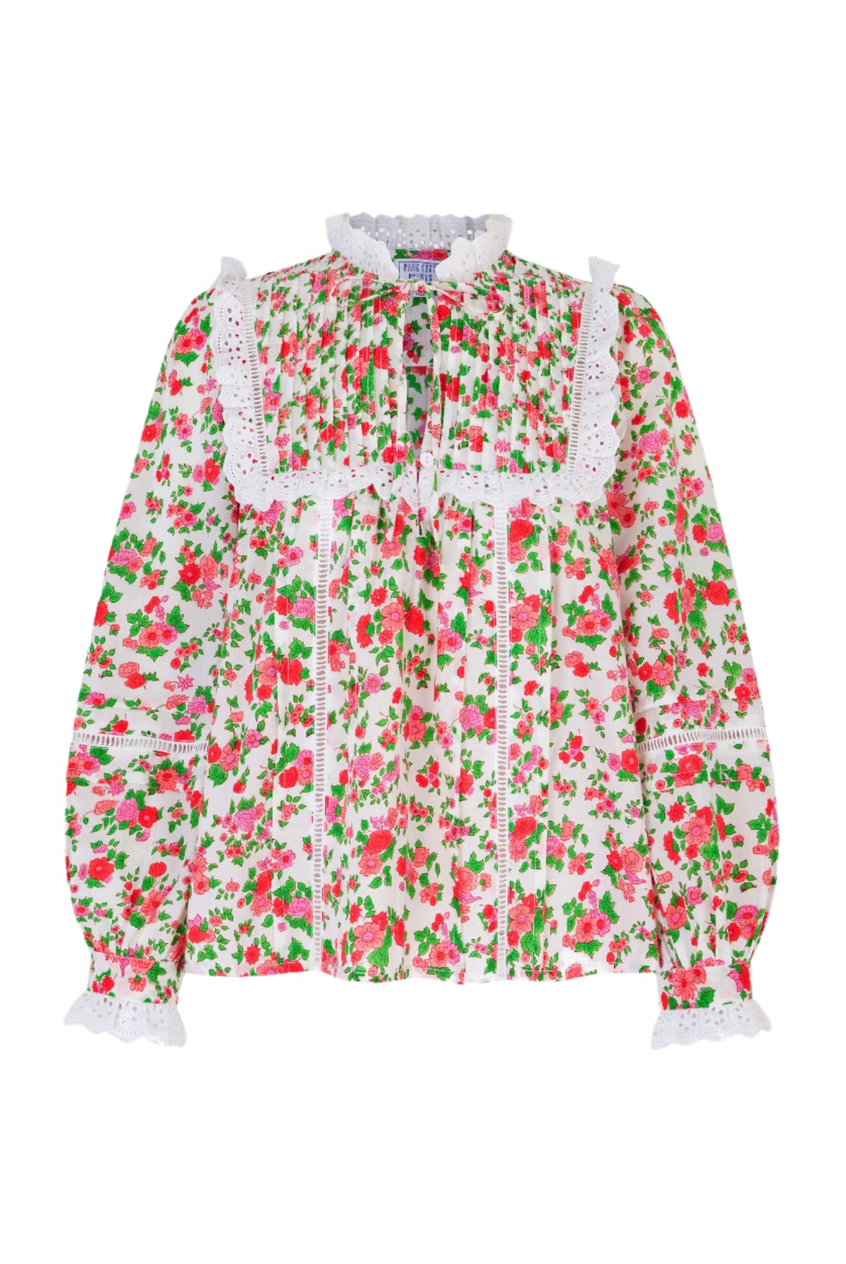 Pink City Prints Vintage Ditsy Nettie Blouse