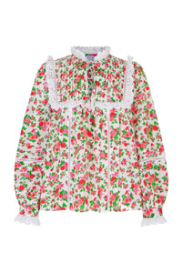 Pink City Prints Vintage Ditsy Nettie Blouse