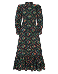 Pink City Prints Vintage Trellis Petworth Dress