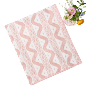 Pink Ikat Tablecloth