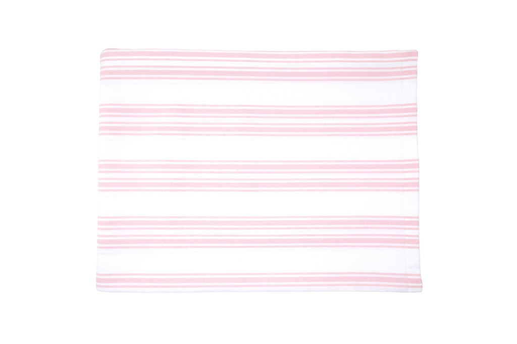 Pink Stripe Cotton Tablecloth