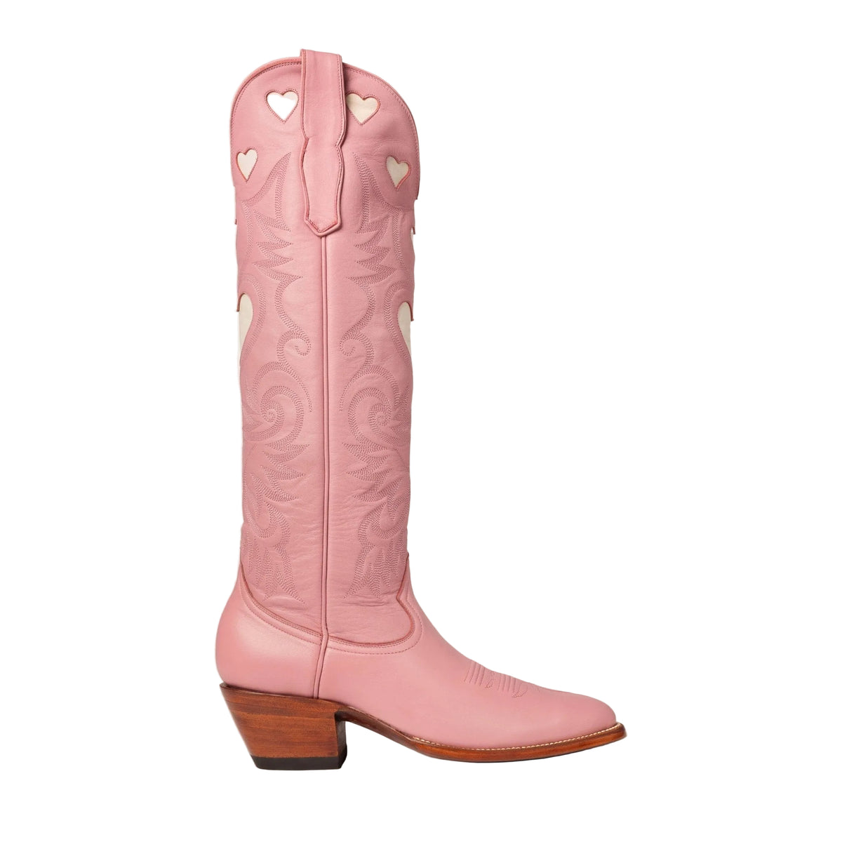 CITY Boots Pink & Bone Heart Boot - CITY Boots