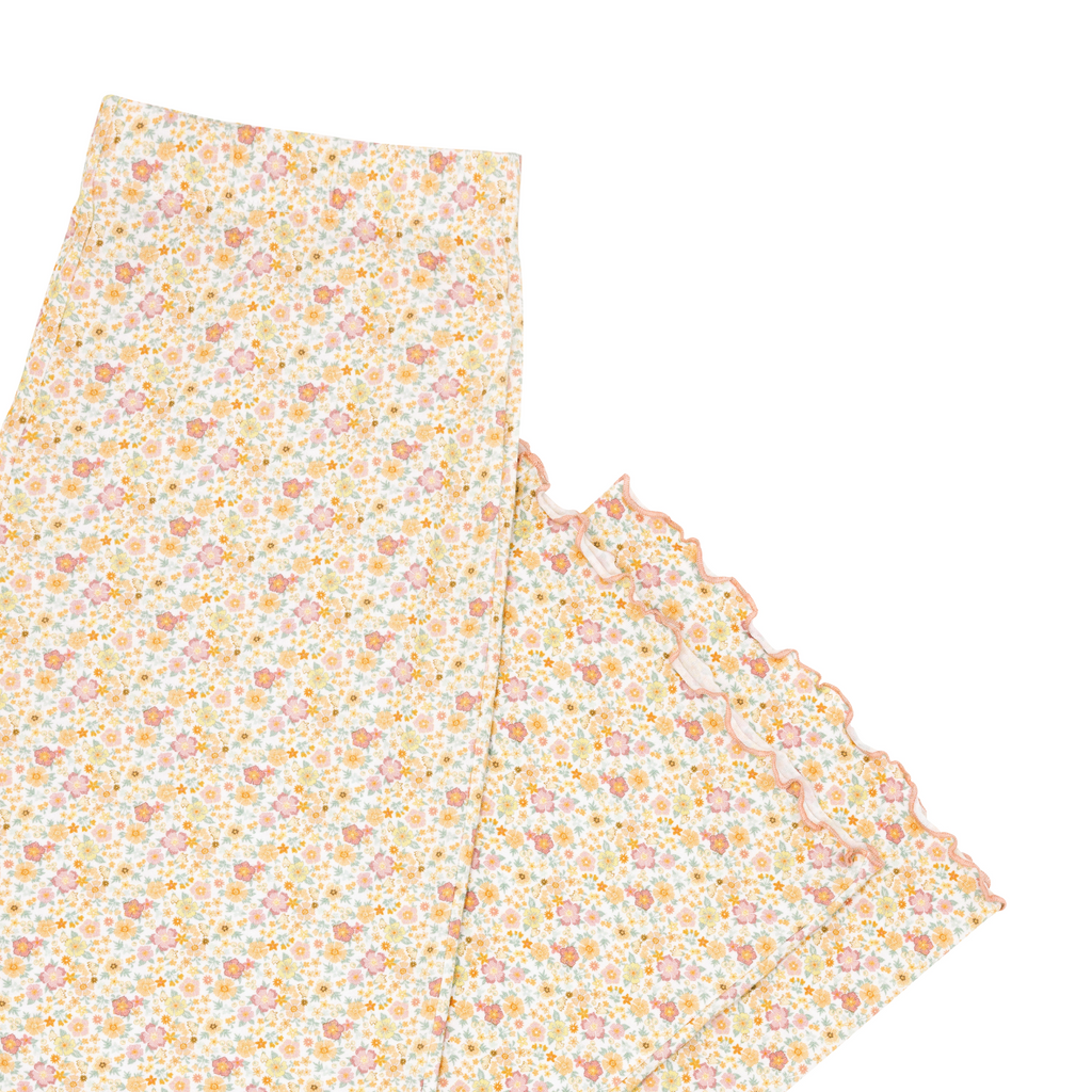 Women’s Marigold Floral Pima Pajamas Set