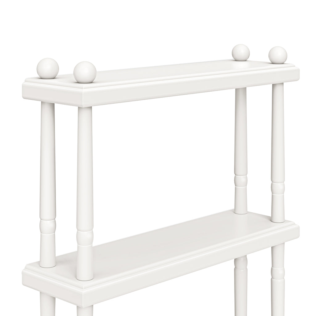 Liberty Tiered Wall Shelf in Warm White
