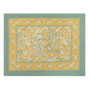 La Mer Mats in Aqua & Citrine, Set of 6