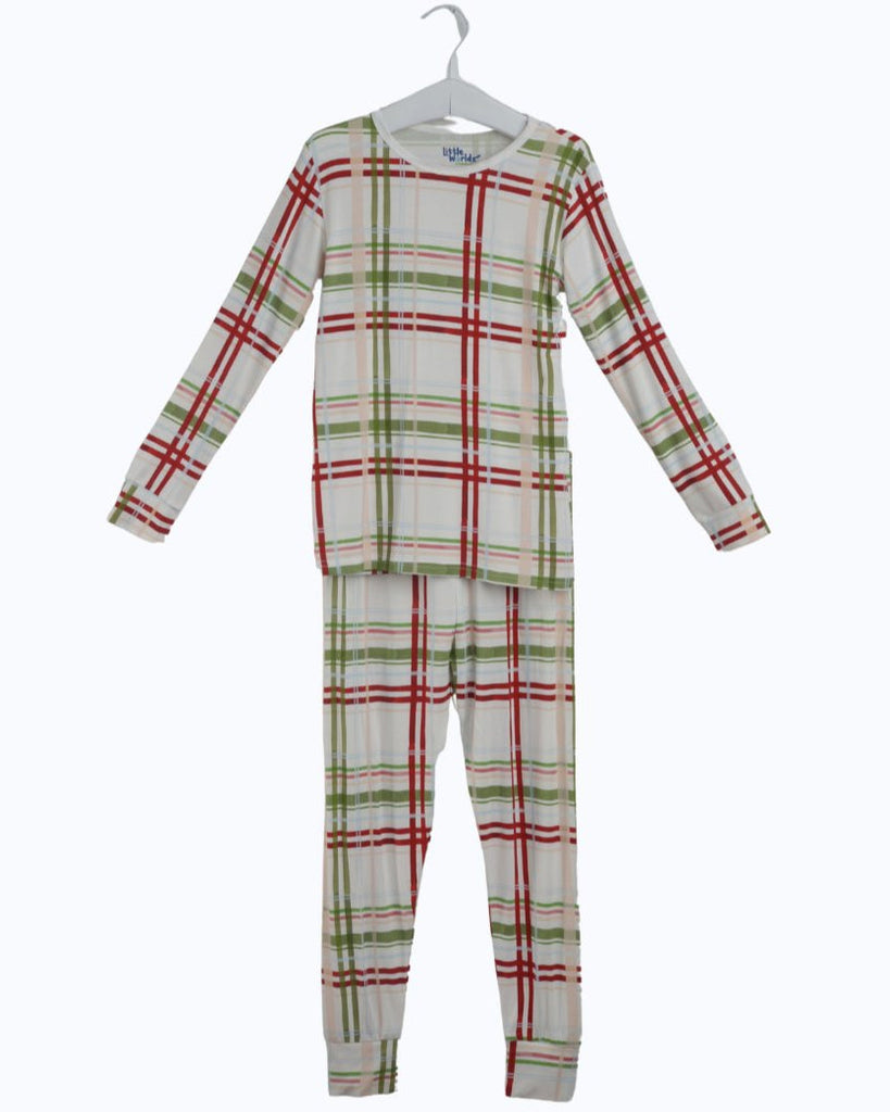 Bamboo Two Piece PJs, Boys pjs, Soft Christmas Pajamas for Kids