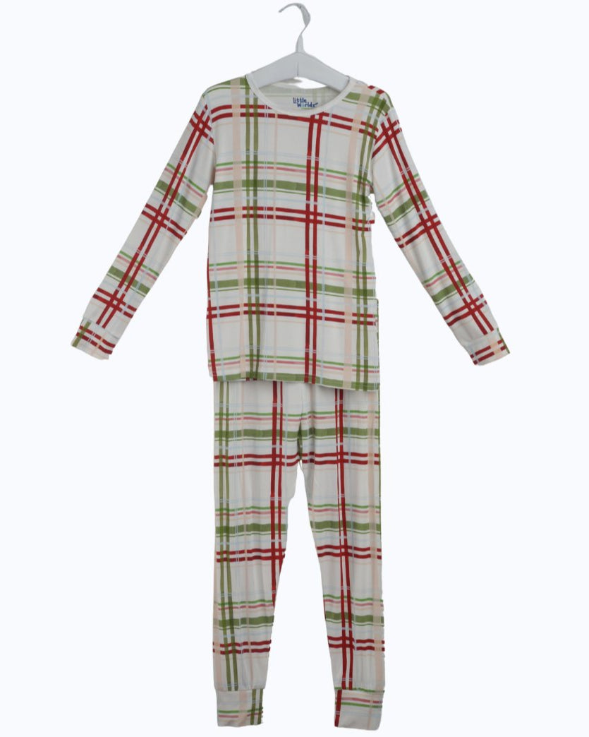 Bamboo Two Piece PJs, Boys pjs, Soft Christmas Pajamas for Kids