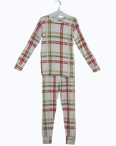 Bamboo Two Piece PJs, Boys pjs, Soft Christmas Pajamas for Kids