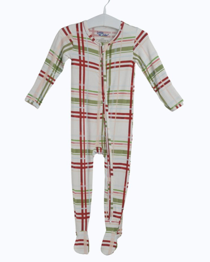 Christmas Footie Pajamas, Bamboo Zippy Pajamas, Baby PJ