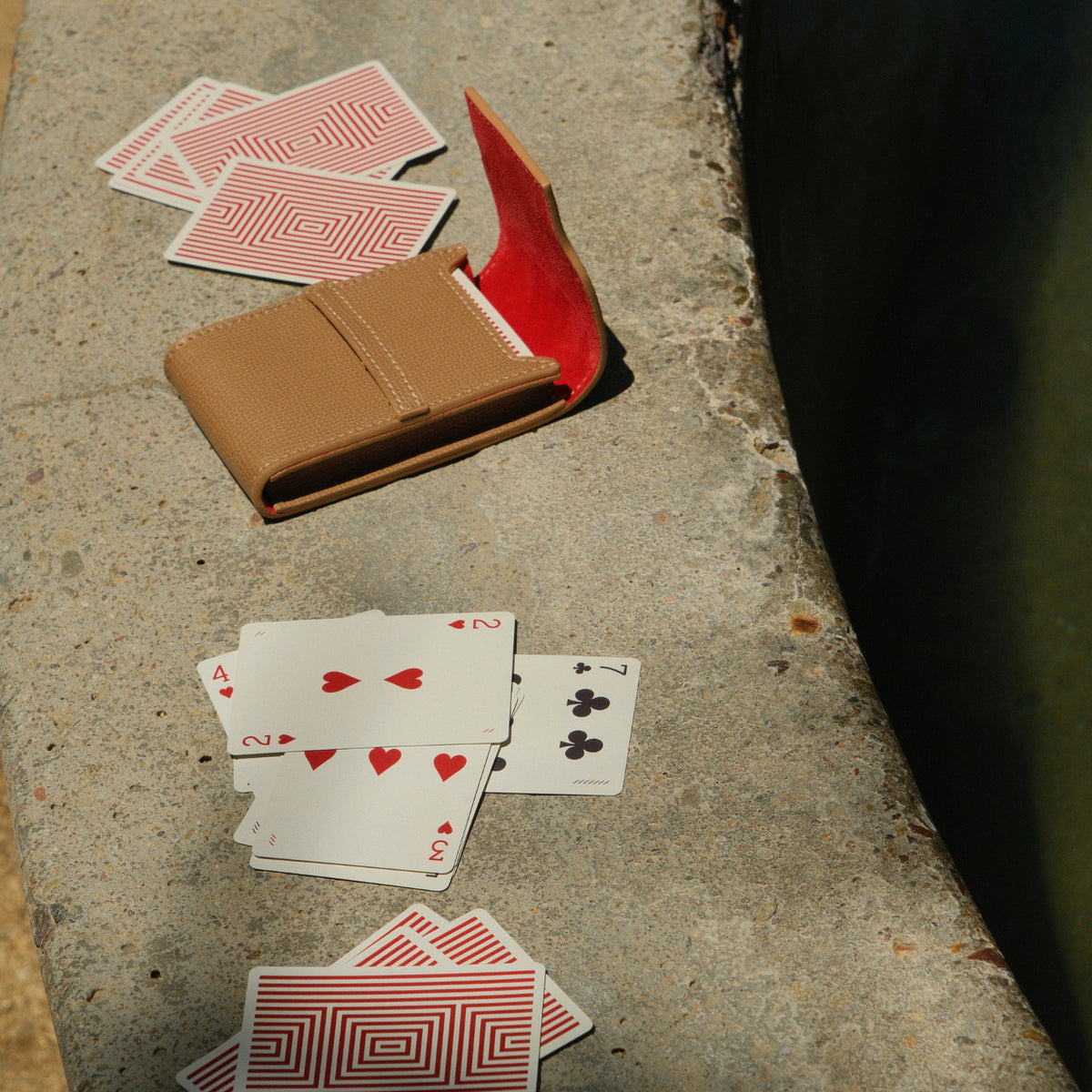 The Marrakech Leather Playing Card Set