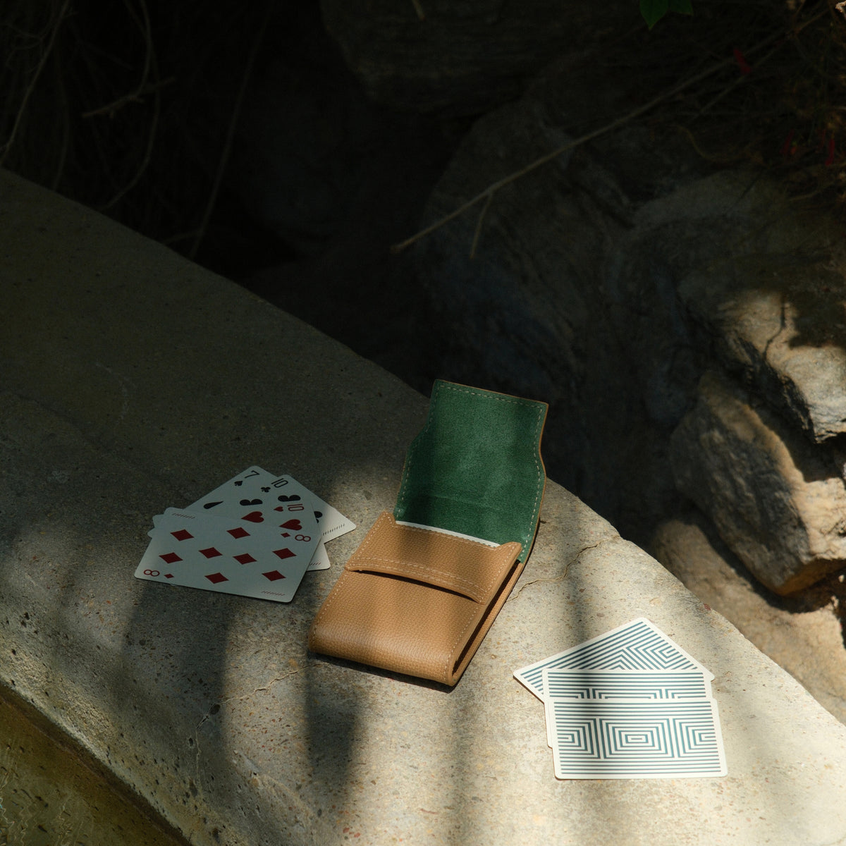 The Palmilla Leather Playing Card Set
