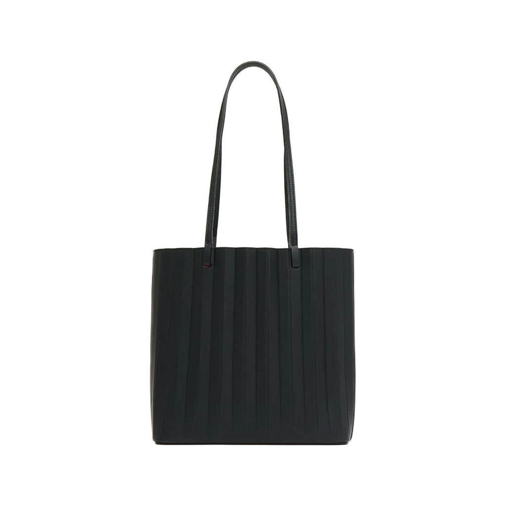pleated-filo-tote-black-flamma