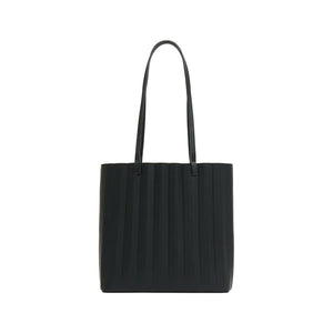 pleated-filo-tote-black-flamma