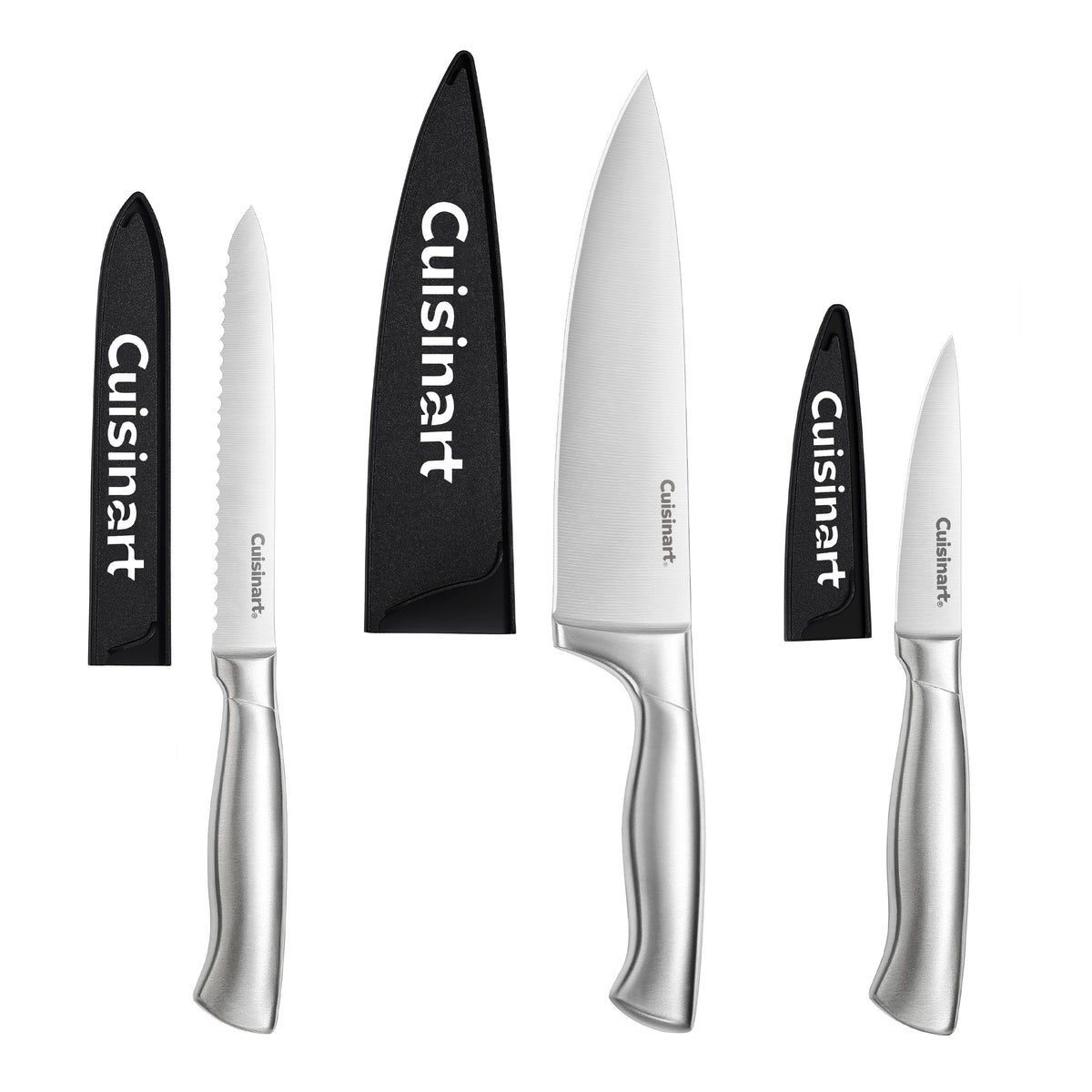3-Piece Stainless Steel Knife Set in Stainless Steel
