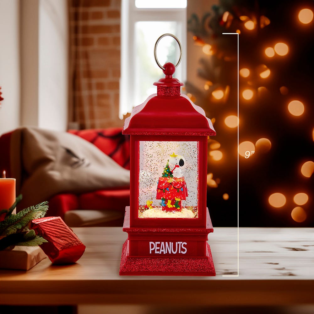 Peanuts© Lit Musical Water Lantern