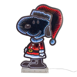 Peanuts© Santa Snoopy Outdoor Infinity Light