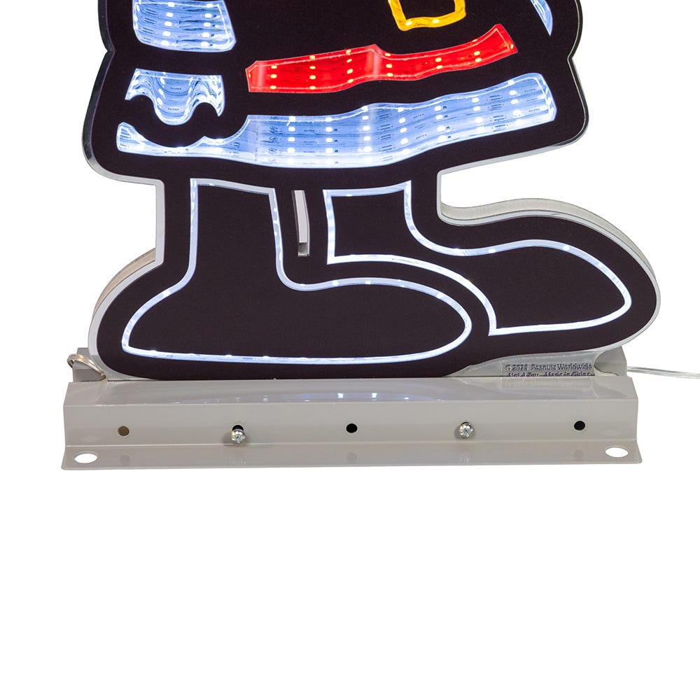 Peanuts© Santa Snoopy Outdoor Infinity Light