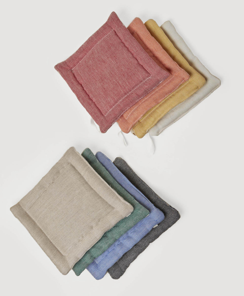 Cotton Linen Pot Holder (Orange)