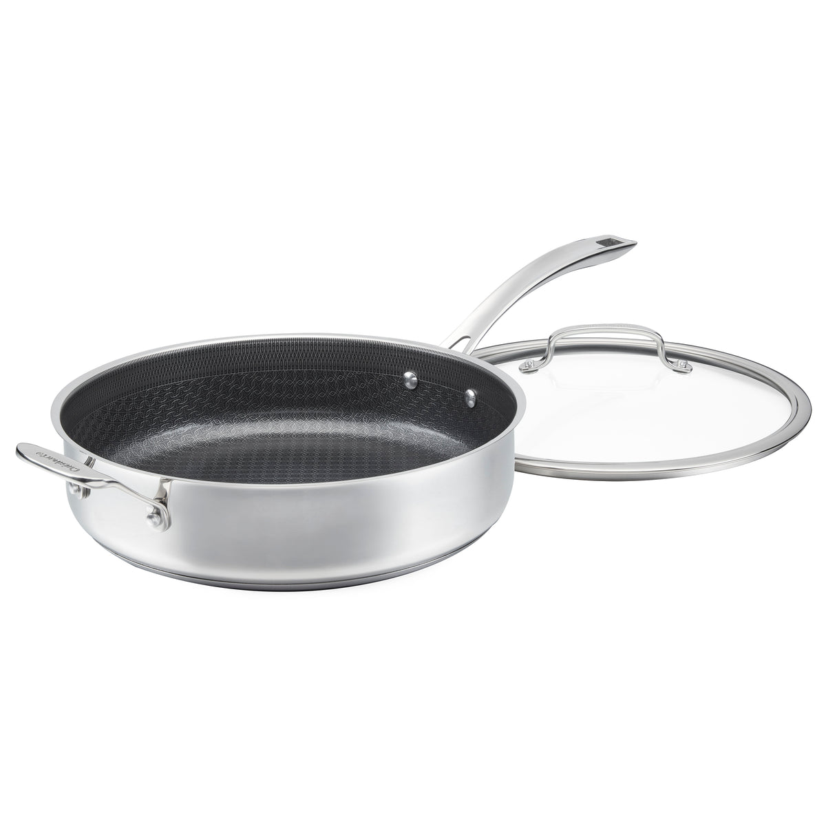 5 Qt. Sauté Pan with Cast Handle & Cover in Stainless Steel