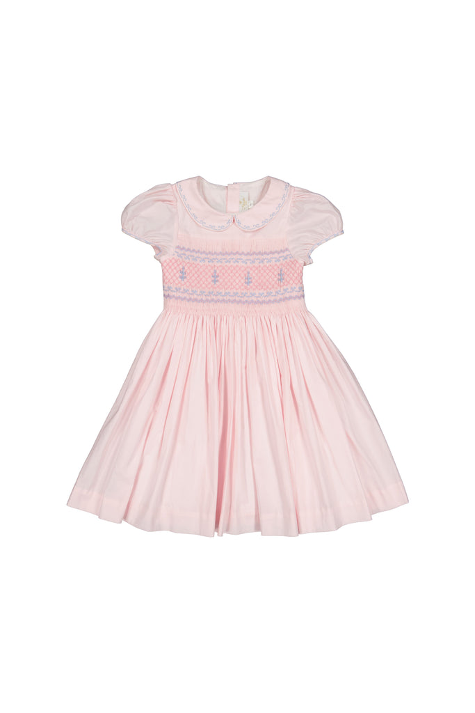 Princess Charlotte Heirloom Pink Smocked Dress