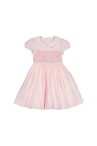 Princess Charlotte Heirloom Pink Smocked Dress