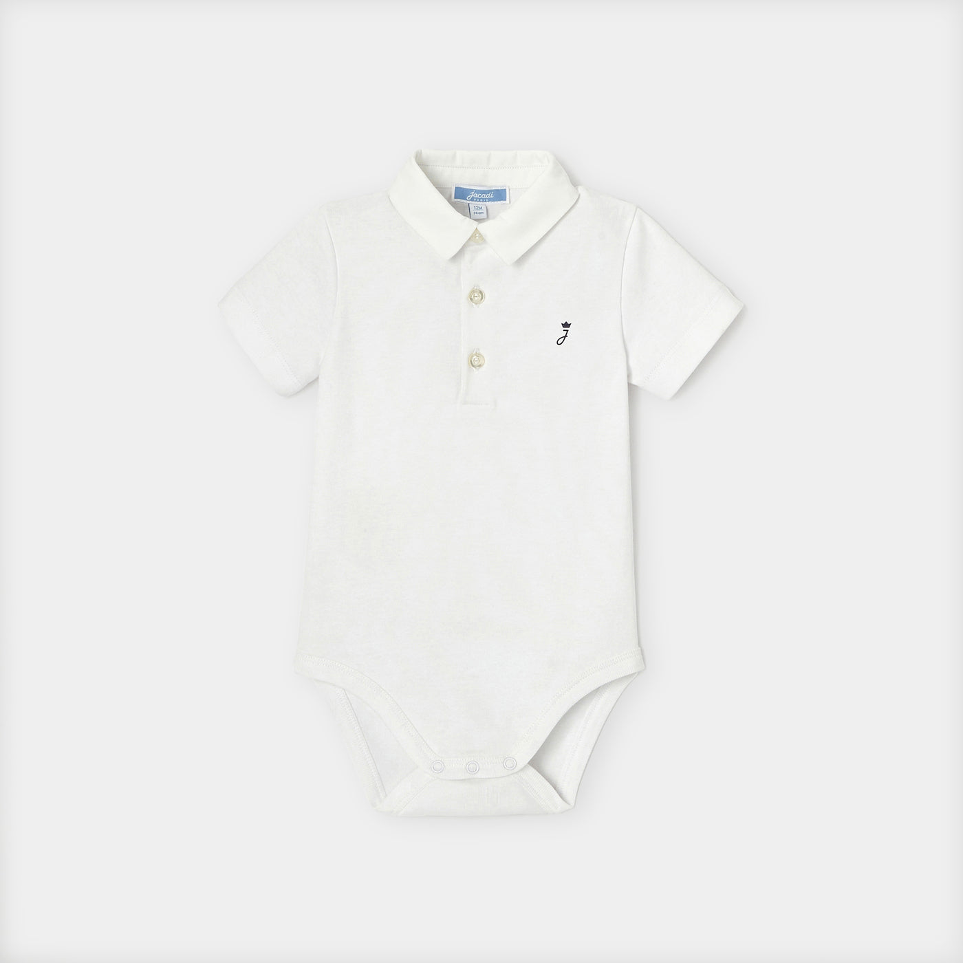 Baby boy Oxford collar bodysuit - for 6 months!