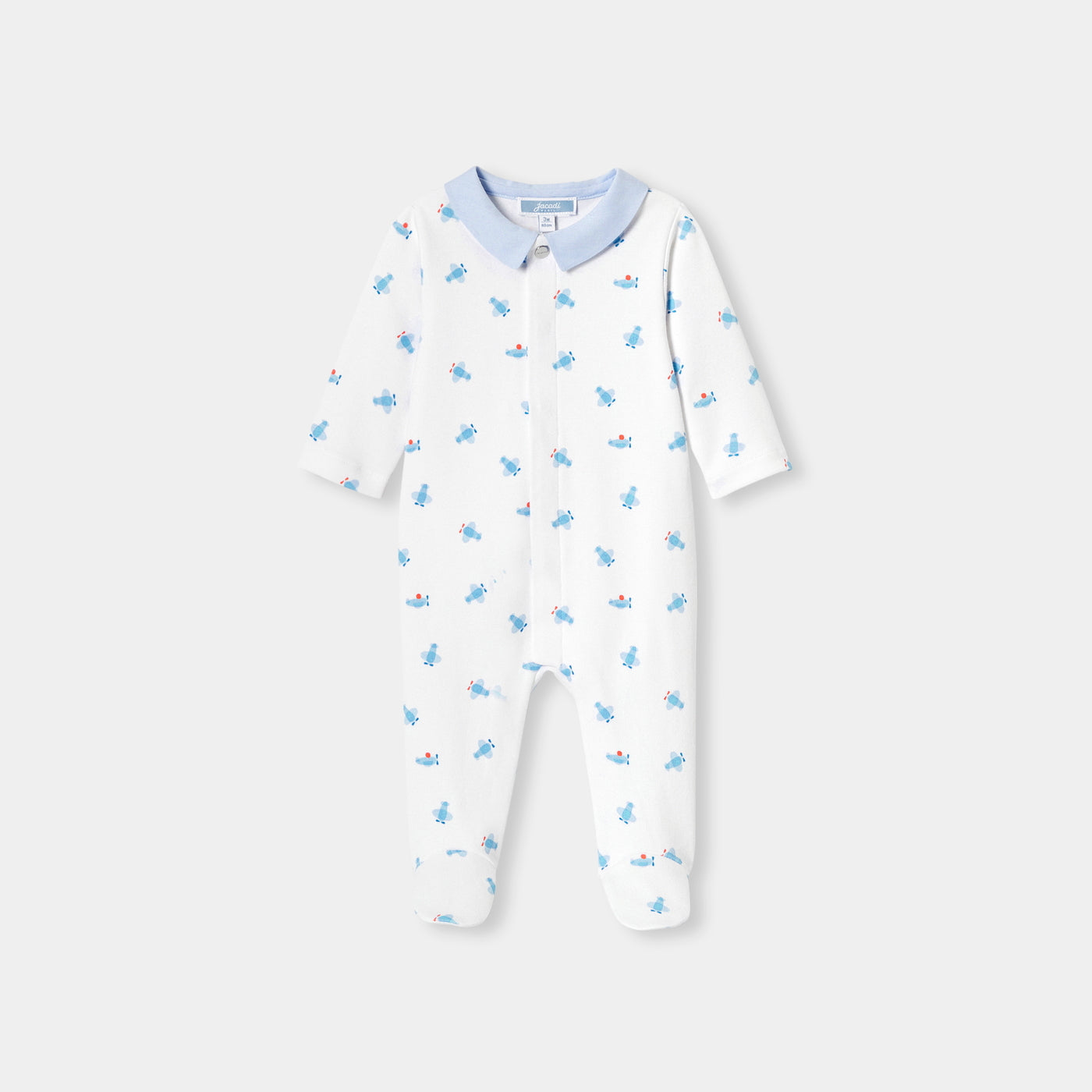 Baby boy pajamas in interlock - 3 months!