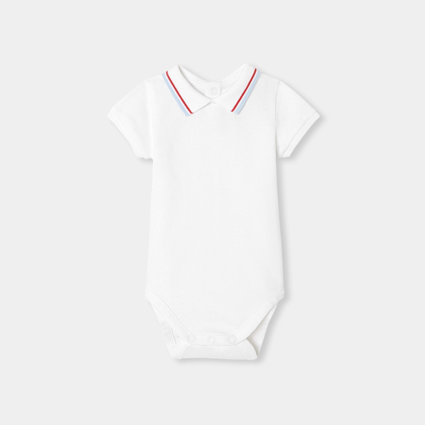 Baby boy short-sleeved bodysuit - jacadi white