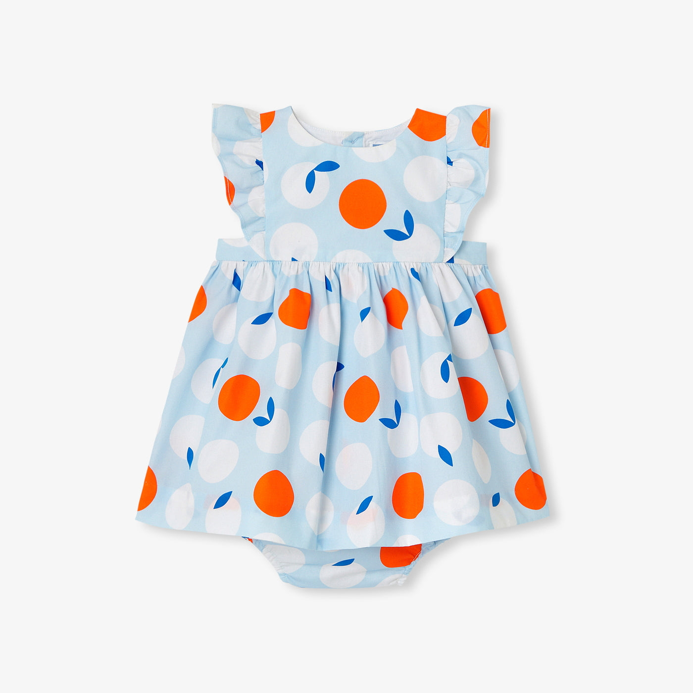 Baby girl dress in poplin