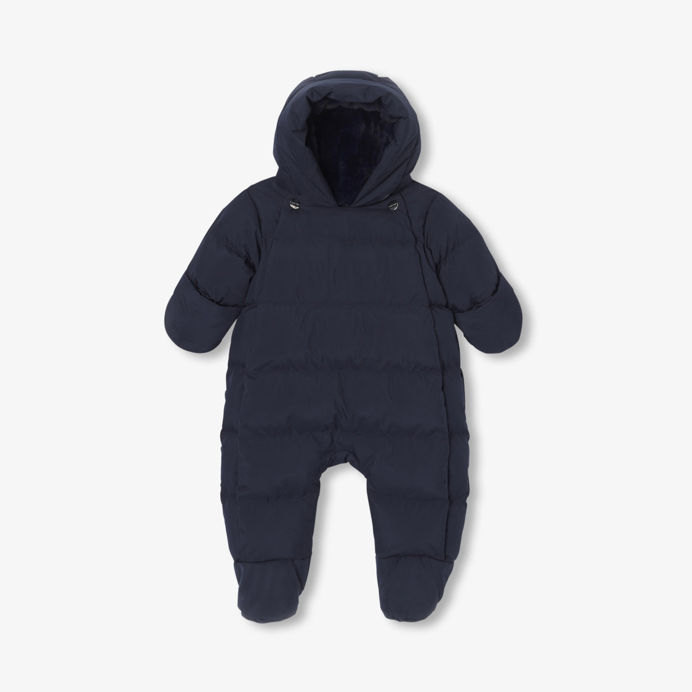 Baby snowsuit - light navy (0-3M)