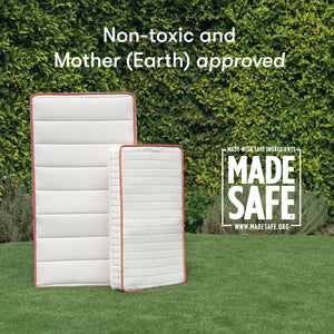 babyletto x Avocado Dual-stage, Organic & Non-Toxic Crib Mattress in White