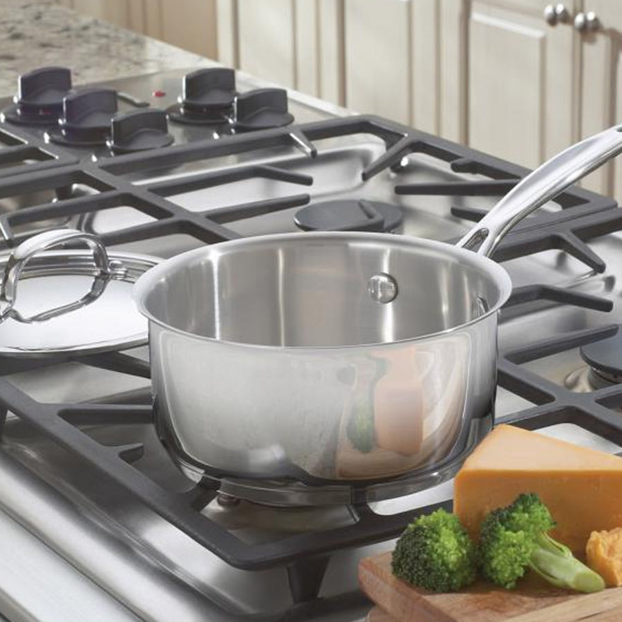 Chef's Classic® Stainless 1.5 Quart Saucepan with Cover in Stainless Steel