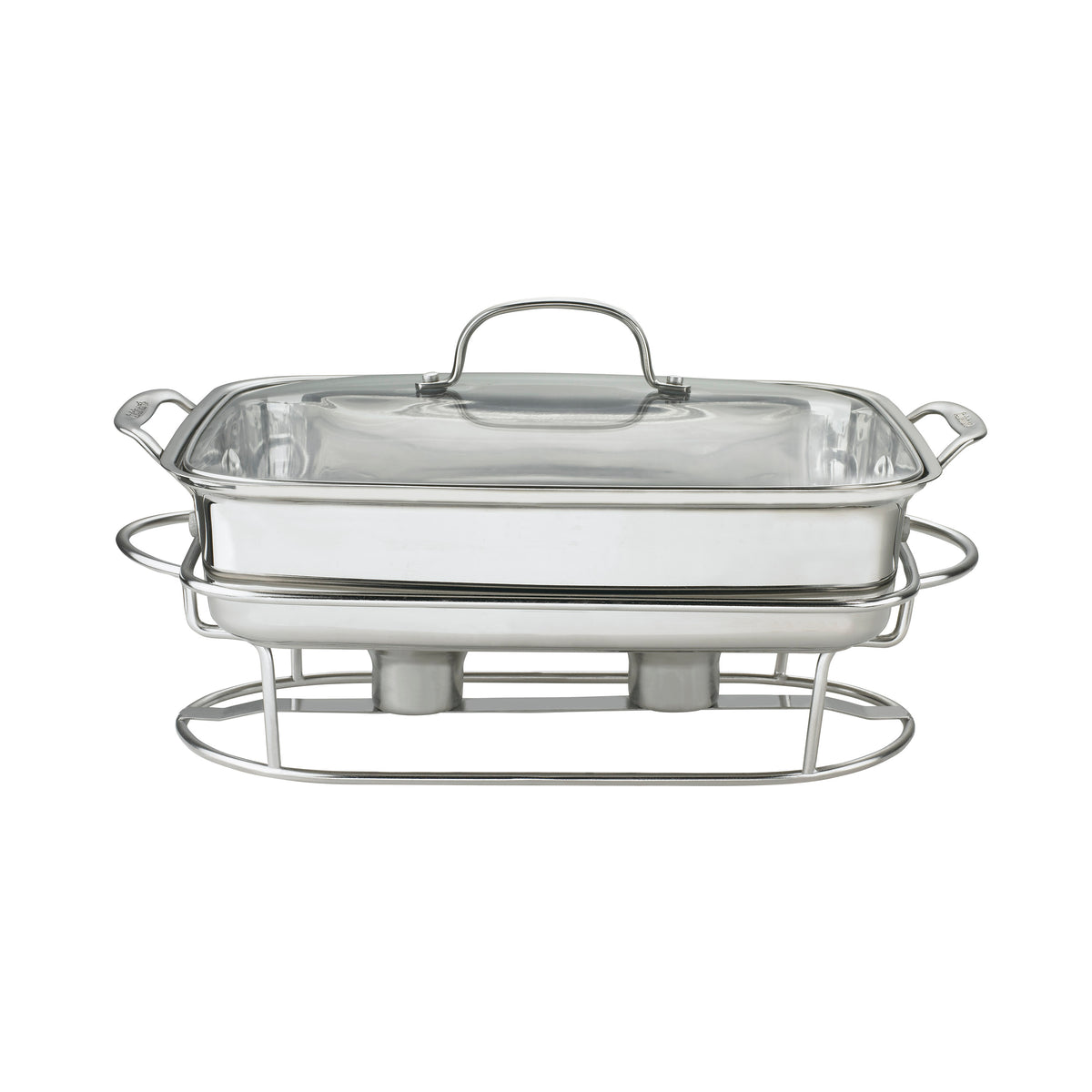 Classic Entertaining Collection 12" Rectangular Buffet Server in Stainless Steel
