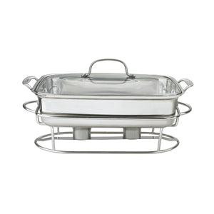 Classic Entertaining Collection 12" Rectangular Buffet Server in Stainless Steel