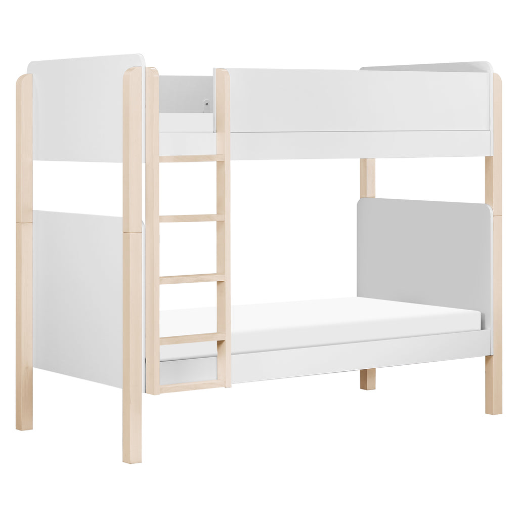 TipToe Bunk Bed in White & Washed Natural