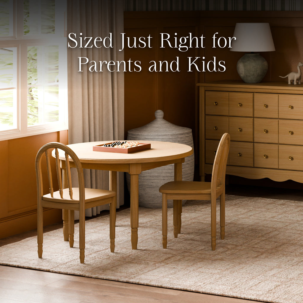 Liberty Play Table & Spindle Chairs Set in Honey