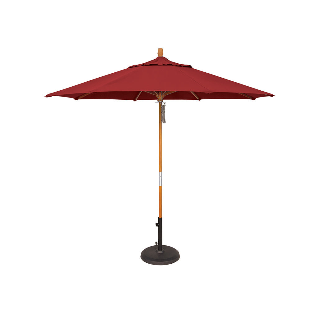 9.0' Market Umbrella - Hardwood Frame