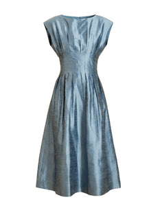 Quinn Midi Dress in Lapis Blue