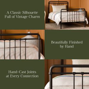 Winston Twin Bed in Vintage Gold