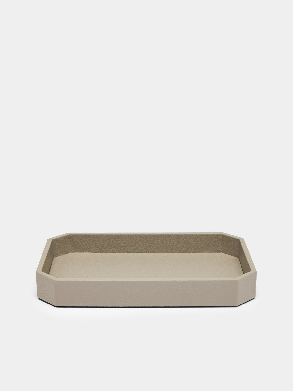 Cassigoli Del Monte Leather Hexagonal Vide Poche (11in/28cm)