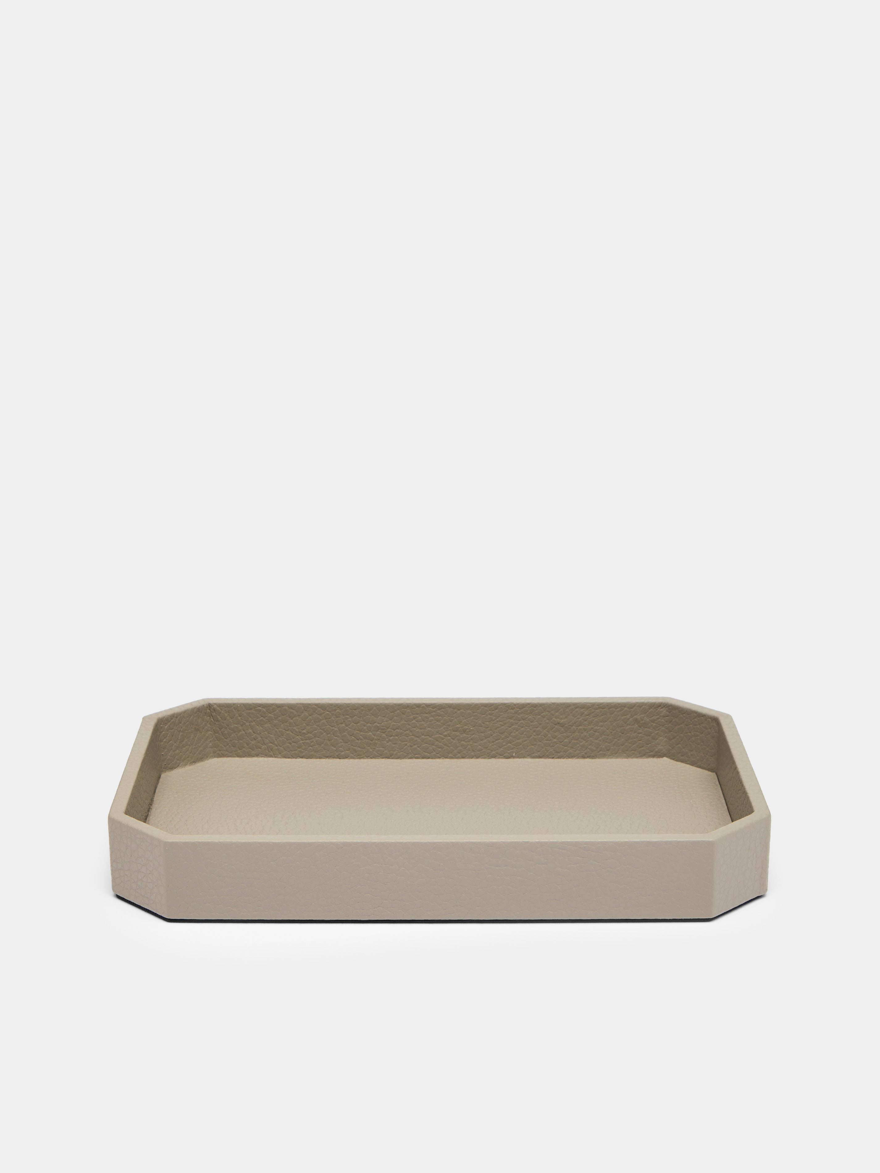 Cassigoli Del Monte Leather Hexagonal Vide Poche (11in/28cm)