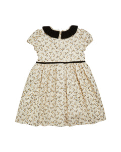 Raisin Dress Black/Gold Floral