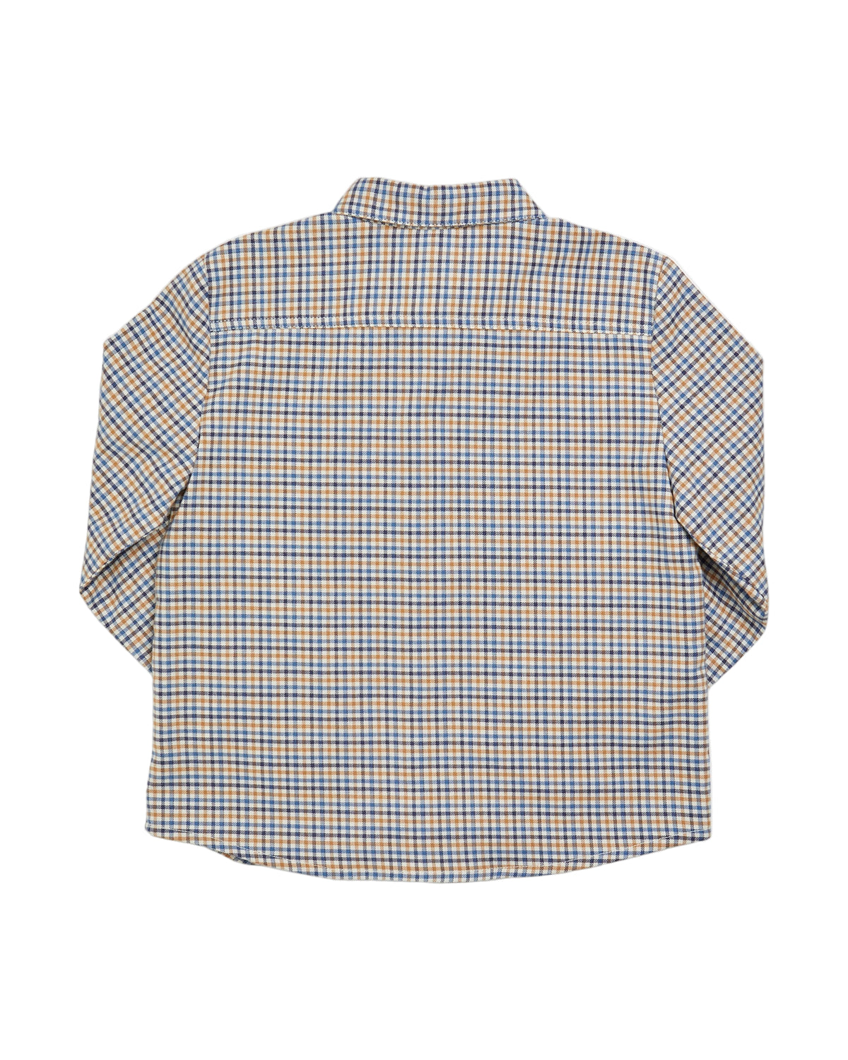 Plaid shirt on a white background