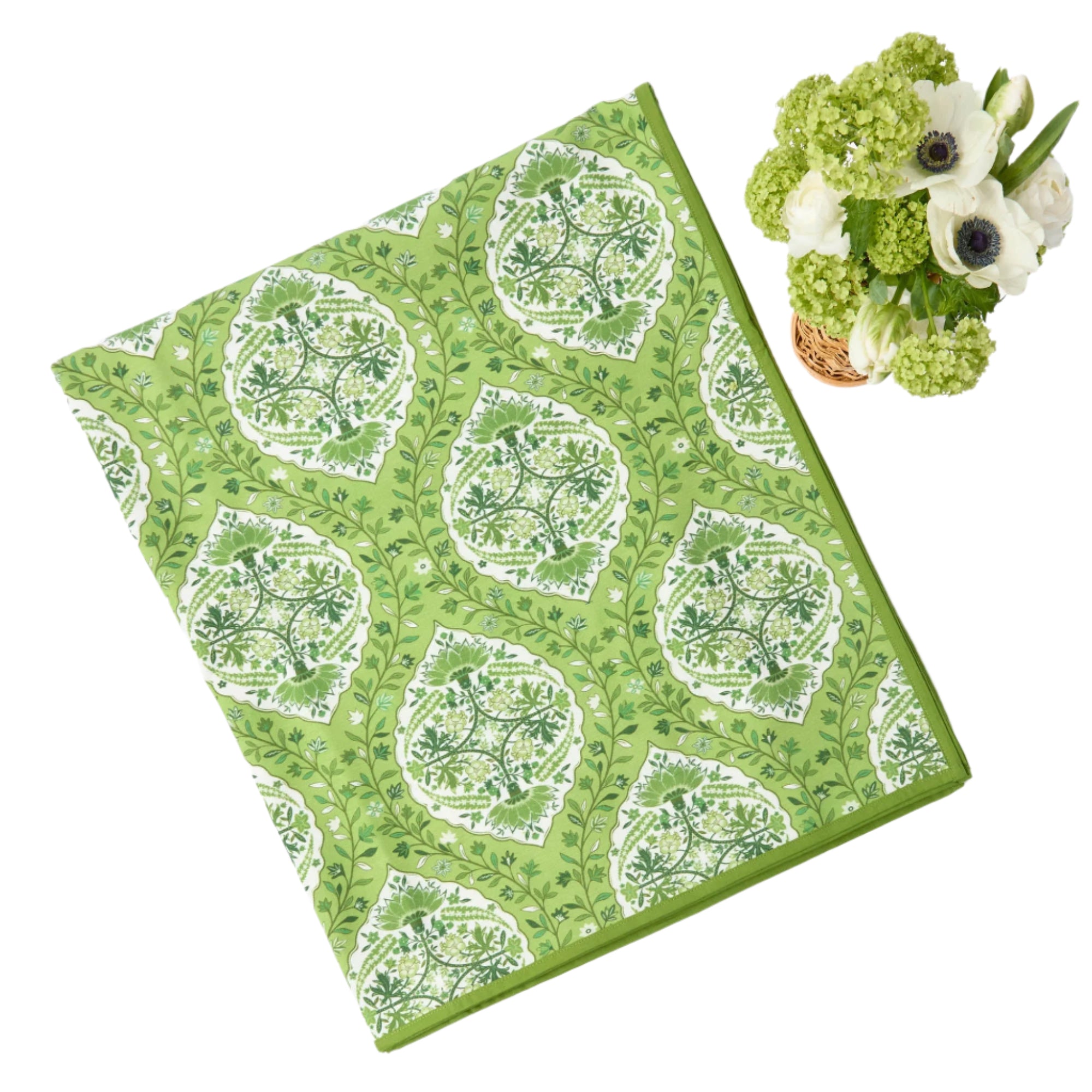 Green Skye Tablecloth