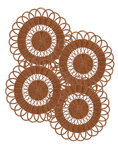 Rattan Placemat, Set of 4